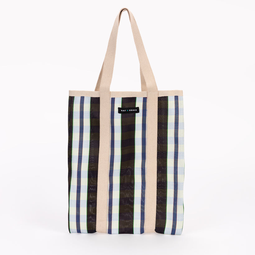 Tote Bag - Black, Cream & Navy