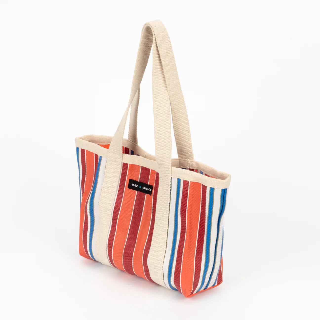 Mini Shopper Bag - Orange/Red Mixed