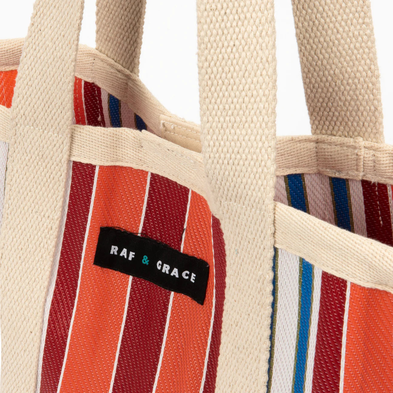 Mini Shopper Bag - Orange/Red Mixed