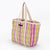 Large Shopper Bag - Pink & Yellow