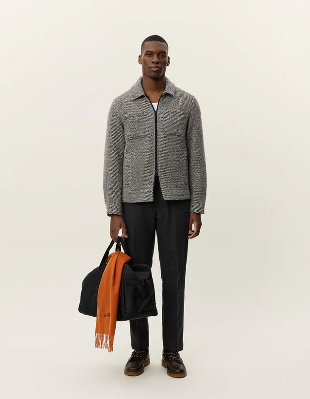 Marseille Twill Wool Jacket - Salt Pepper