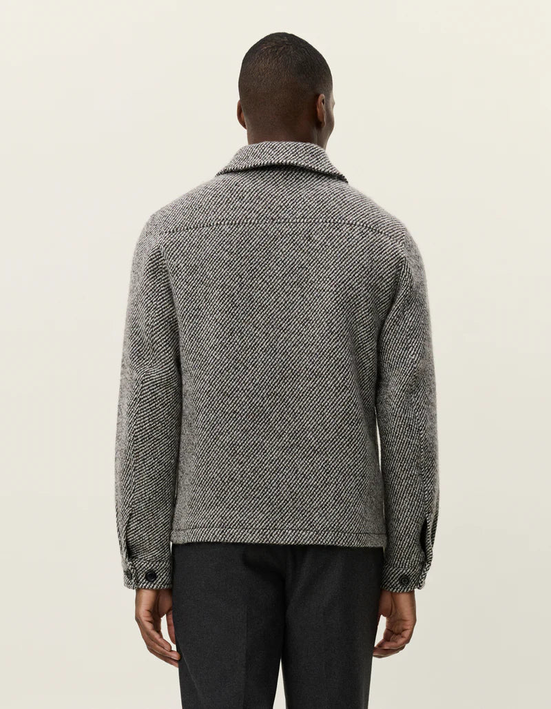 Marseille Twill Wool Jacket - Salt Pepper