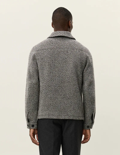 Marseille Twill Wool Jacket - Salt Pepper