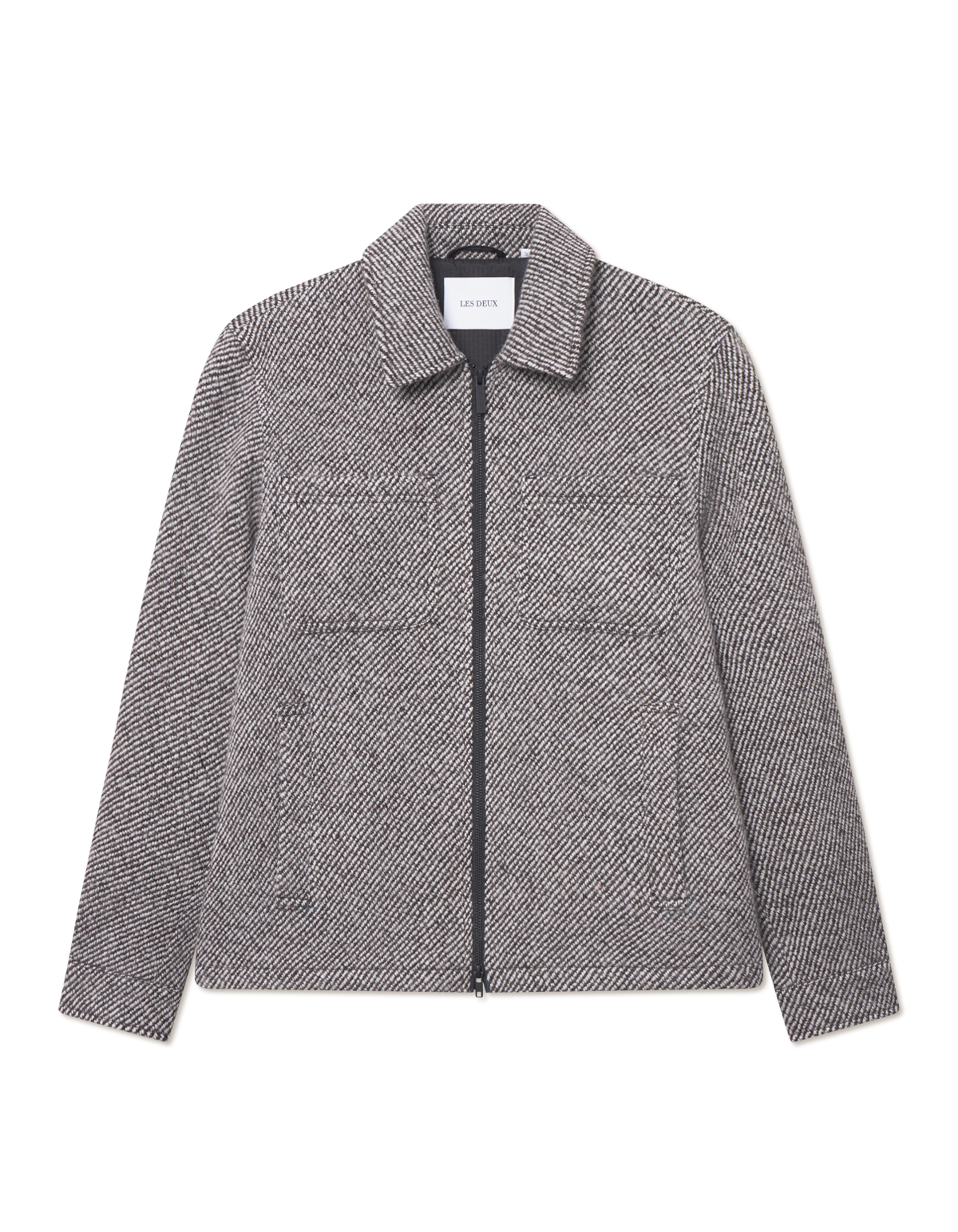 Marseille Twill Wool Jacket - Salt Pepper