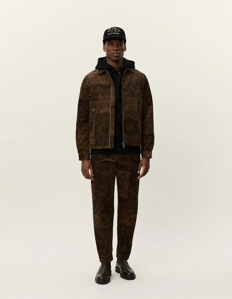 Marchall AOP Corduroy Coach Jacket - Teak