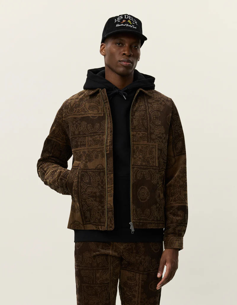 Marchall AOP Corduroy Coach Jacket - Teak