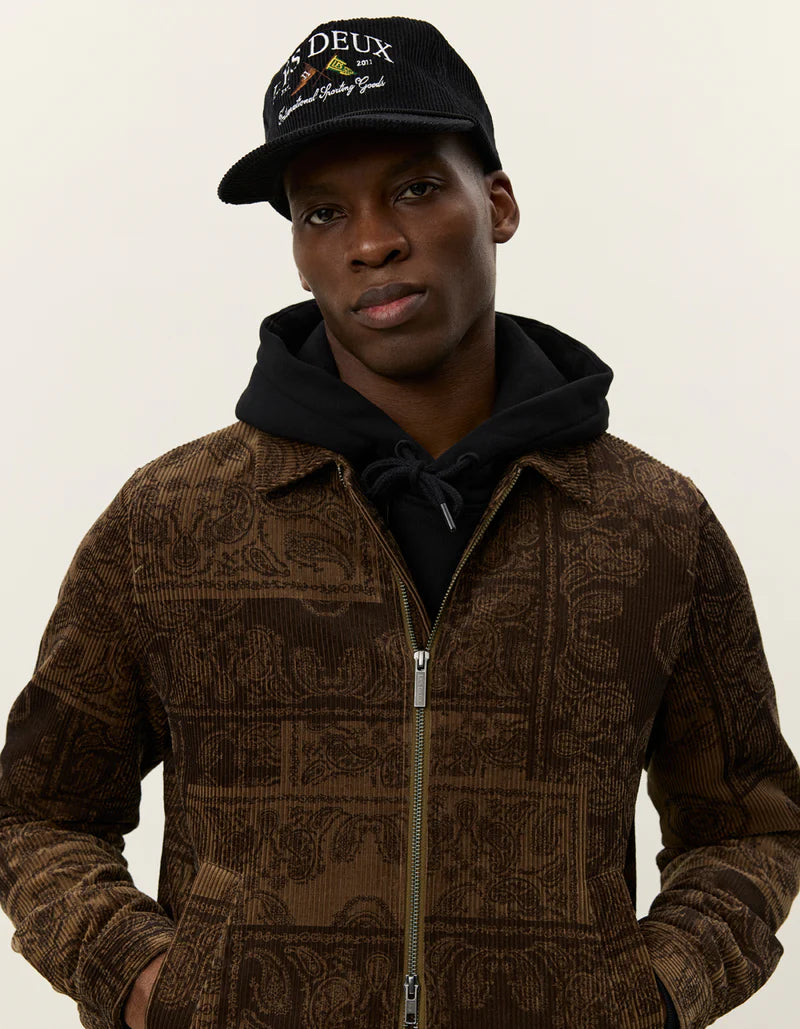 Marchall AOP Corduroy Coach Jacket - Teak