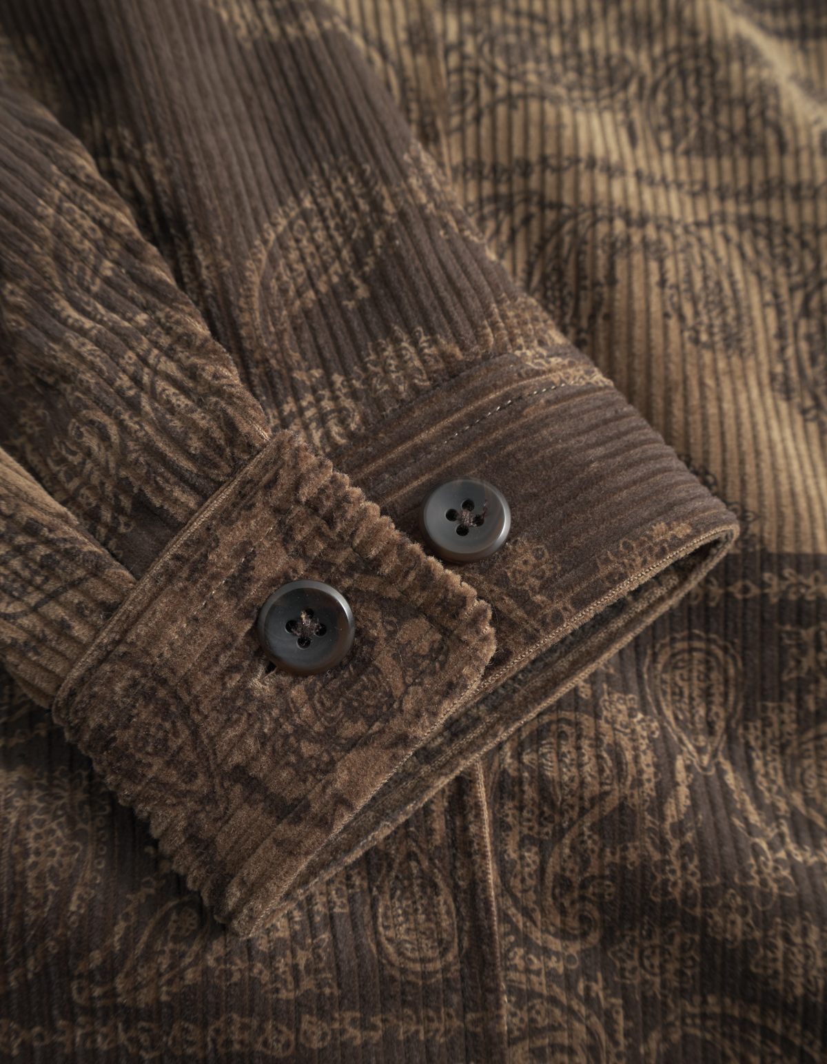 Marchall AOP Corduroy Coach Jacket - Teak