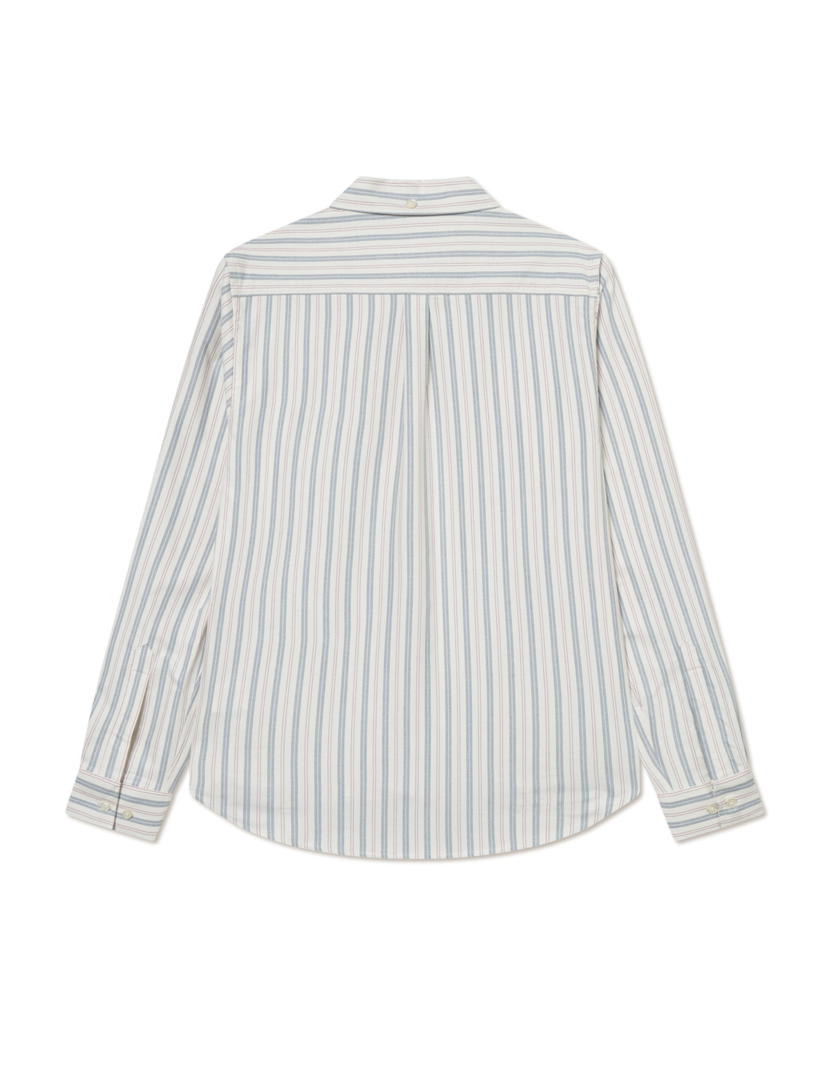 Konrad Striped Oxford Shirt - Light Ivory