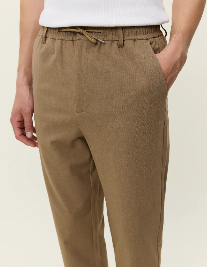 Como Tapered Textured Pants - Caribou