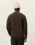 Eddie Wool Rib Crewneck Knit - Teak Brown