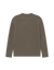 Eddie Wool Rib Crewneck Knit - Teak Brown