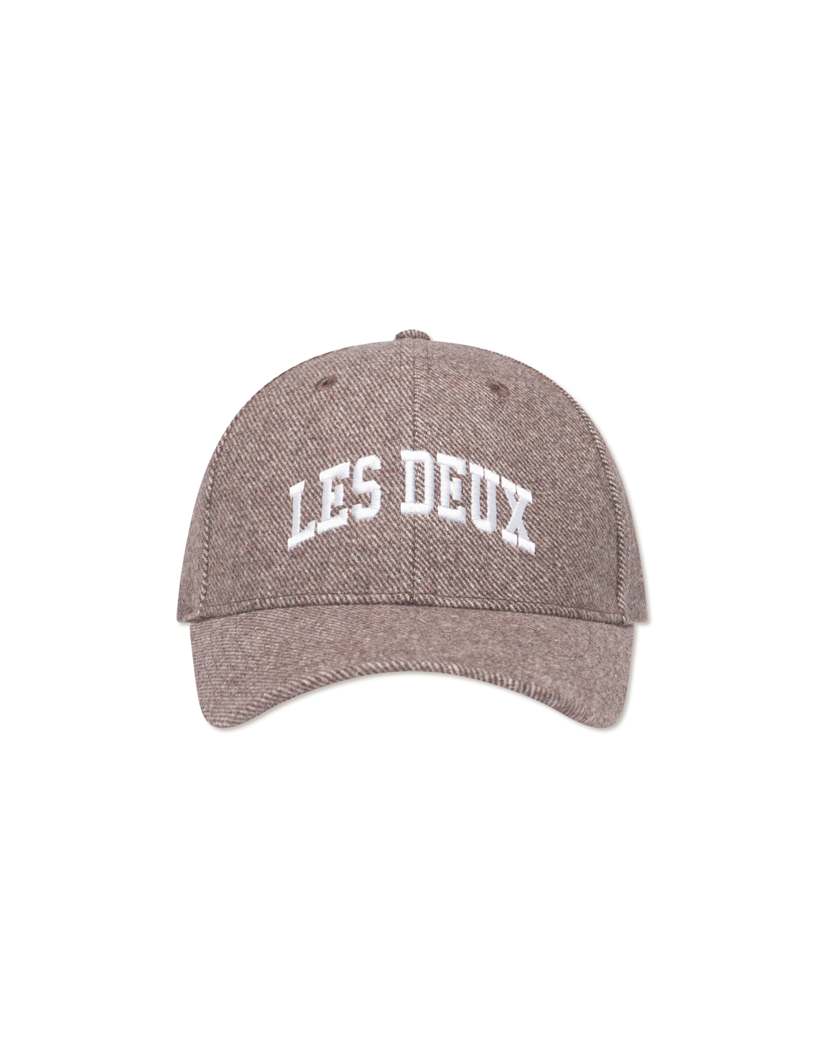 Les Deux Wool Baseball Cap - Mountain Grey Melange