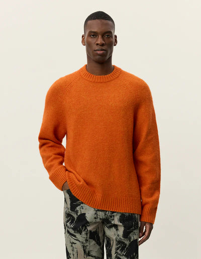 Gilbert Crewneck Knit - Gold Flame
