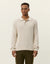 Bogart Rugby Polo Knit - Ivory