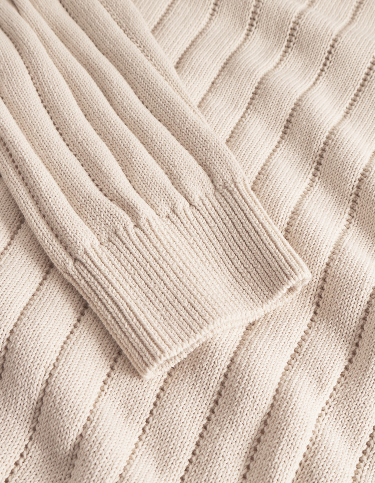 Bogart Rugby Polo Knit - Ivory