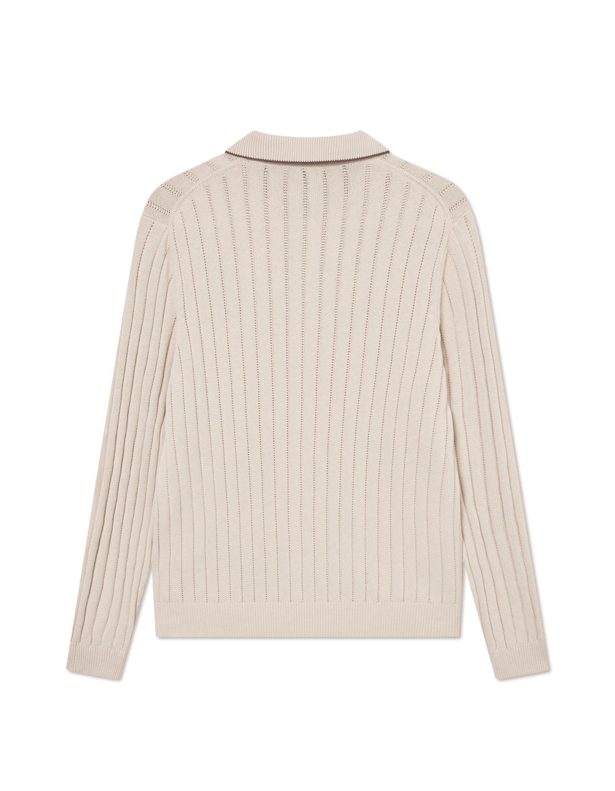 Bogart Rugby Polo Knit - Ivory