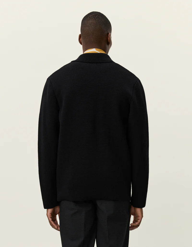 Fischer Cotton Milano Overshirt - Black