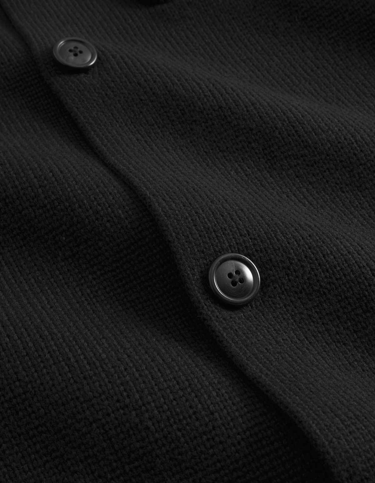 Fischer Cotton Milano Overshirt - Black