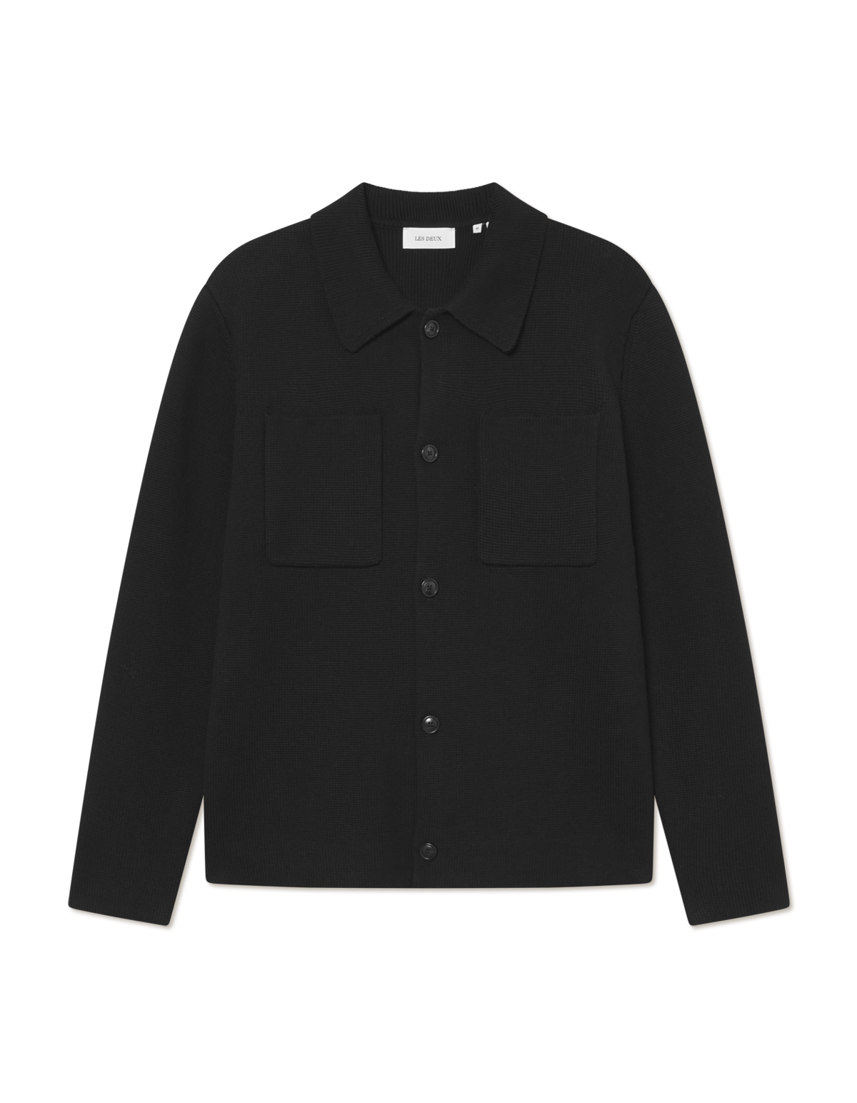 Fischer Cotton Milano Overshirt - Black