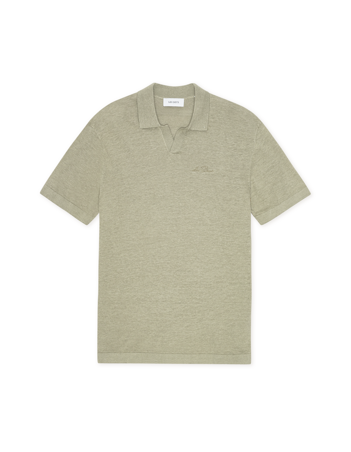Emmanuel Polo Knit - Tea Green