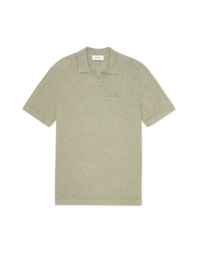 Emmanuel Polo Knit - Tea Green
