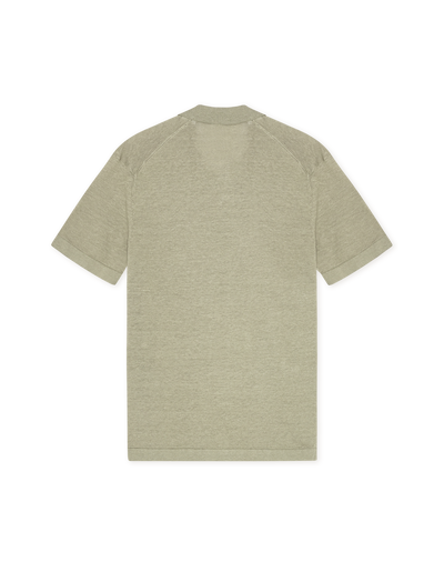 Emmanuel Polo Knit - Tea Green