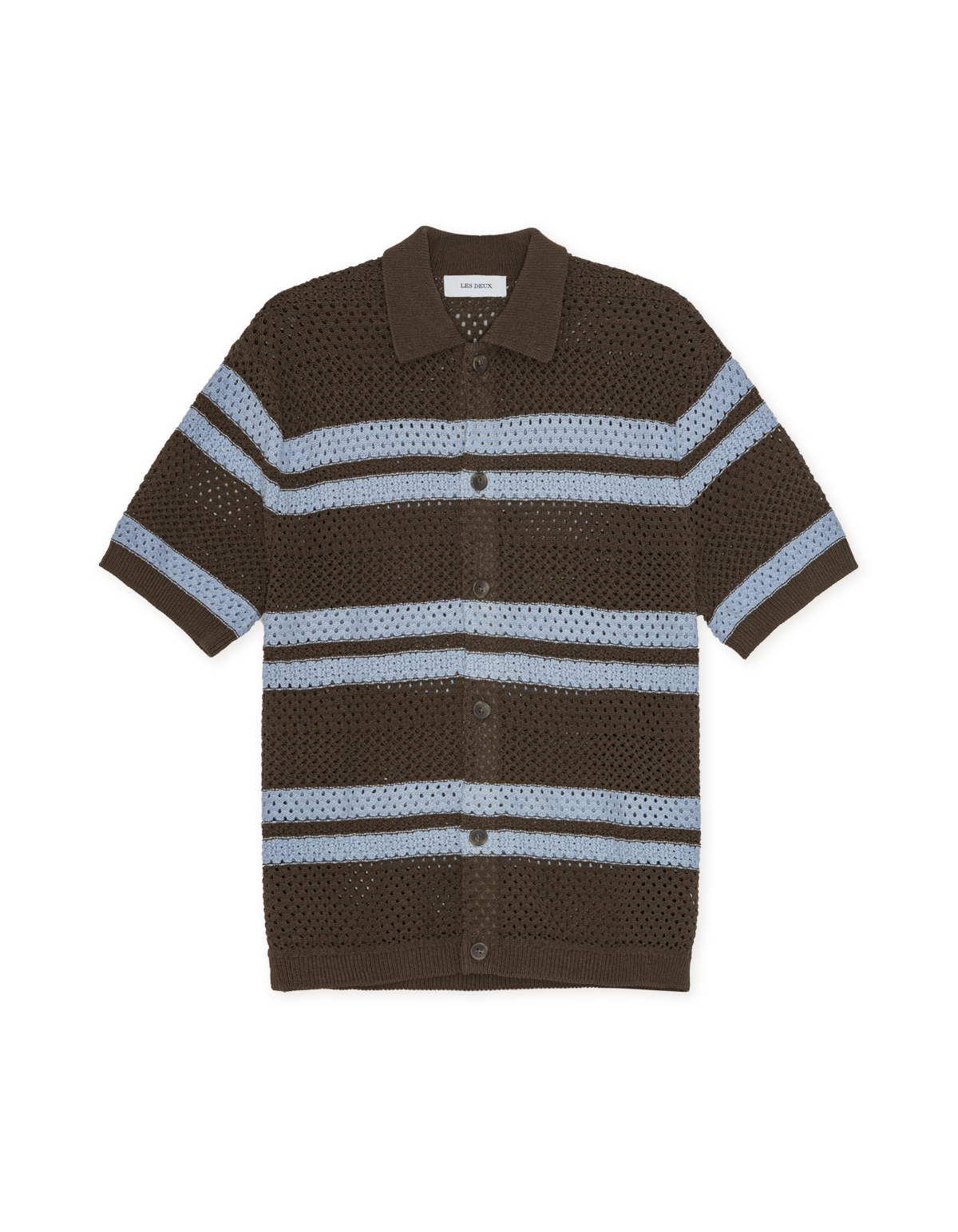 Gianni SS Knitted Polo Shirt  - Turkish Coffee Brown