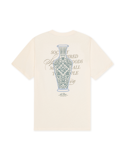 Ben Faience T-Shirt - Eggnog White