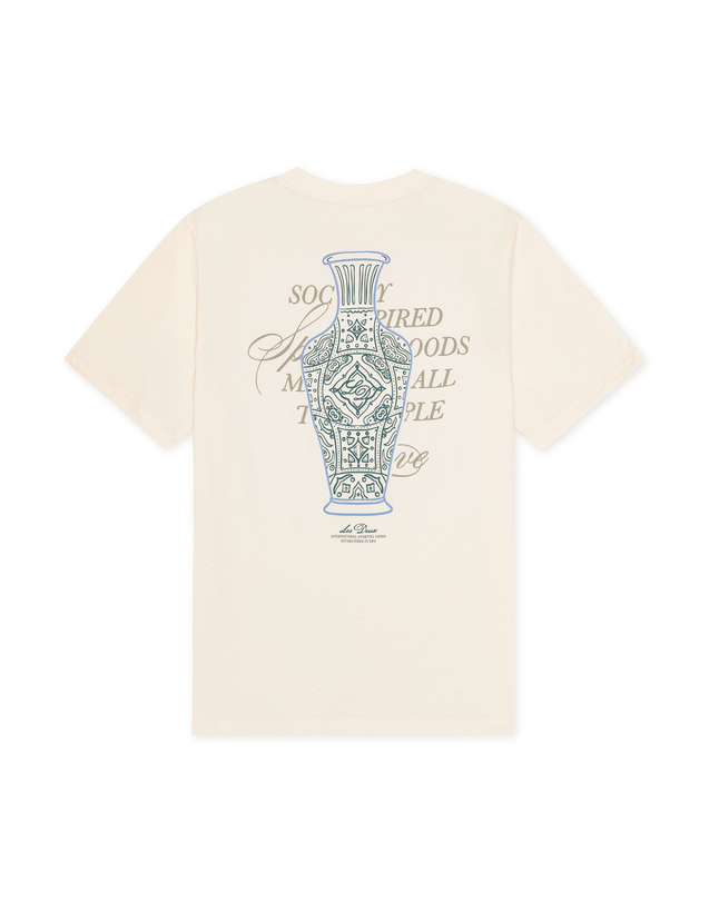 Ben Faience T-Shirt - Eggnog White