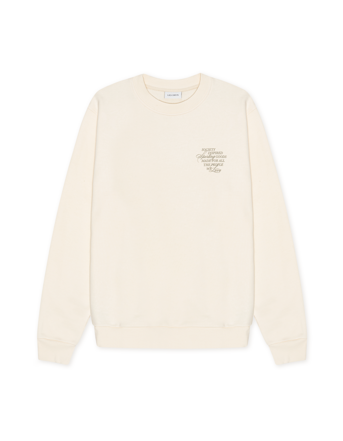 Ben Faience Sweatshirt - Eggnog White