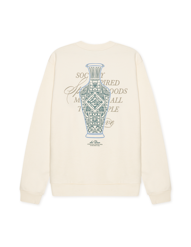 Ben Faience Sweatshirt - Eggnog White