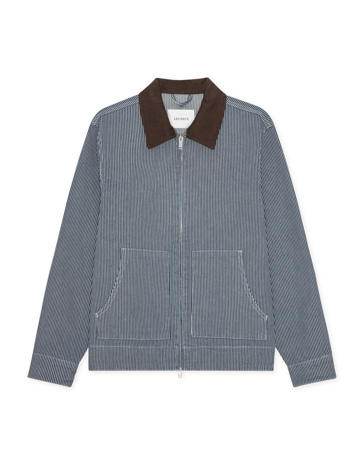 Robert Striped Jacket - Dark Navy