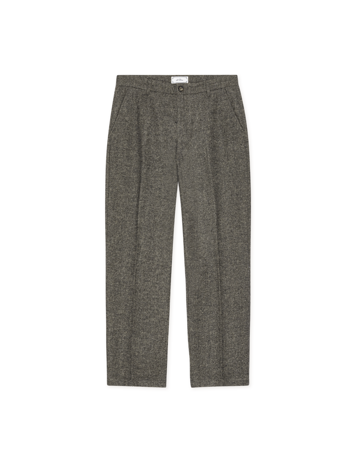 Wool Melange Slack Pants - Caribou