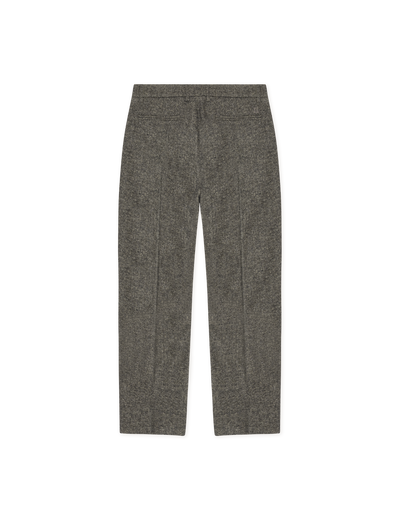 Wool Melange Slack Pants - Caribou
