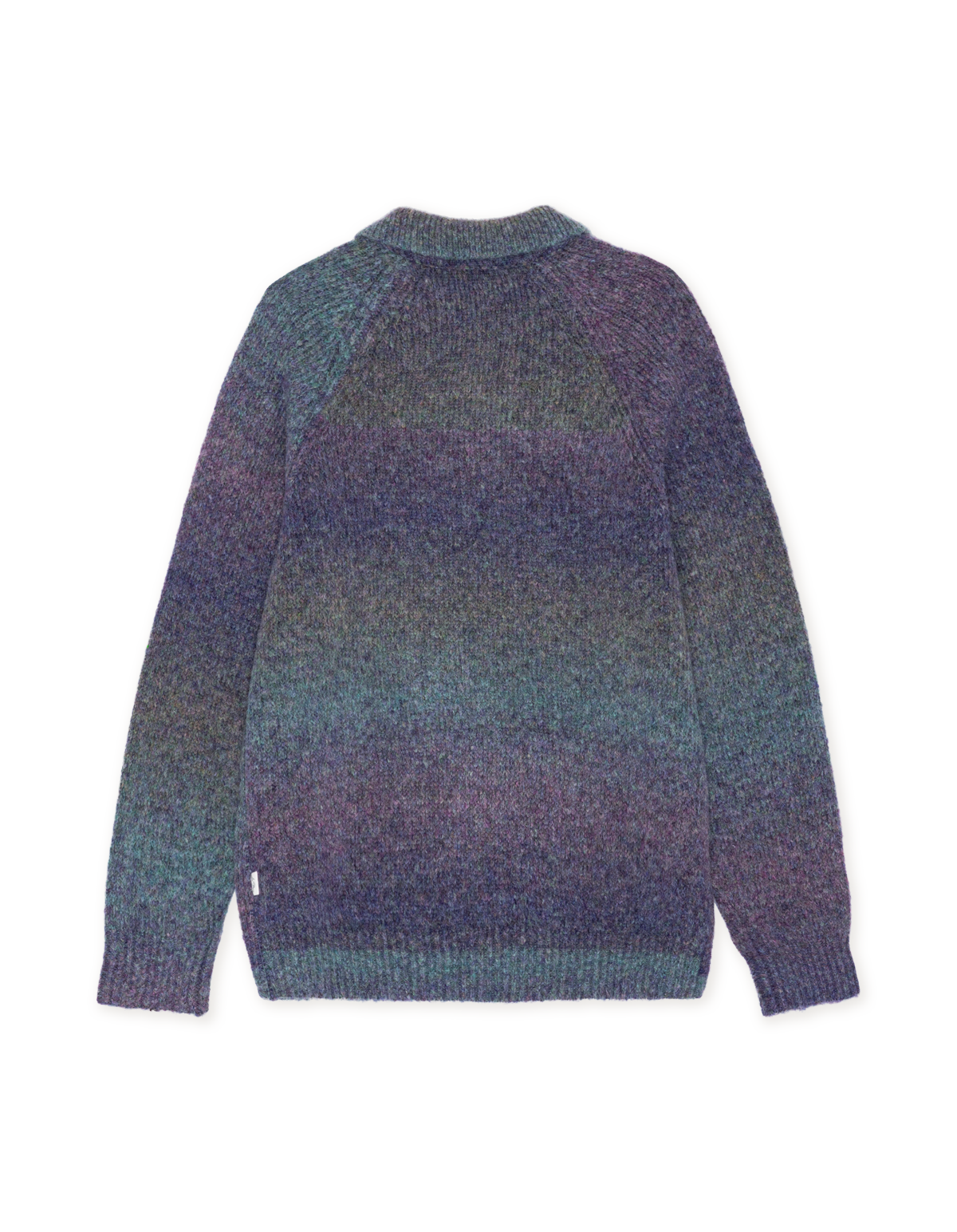 Gradient Knitted Polo - Spiced Plum Purple