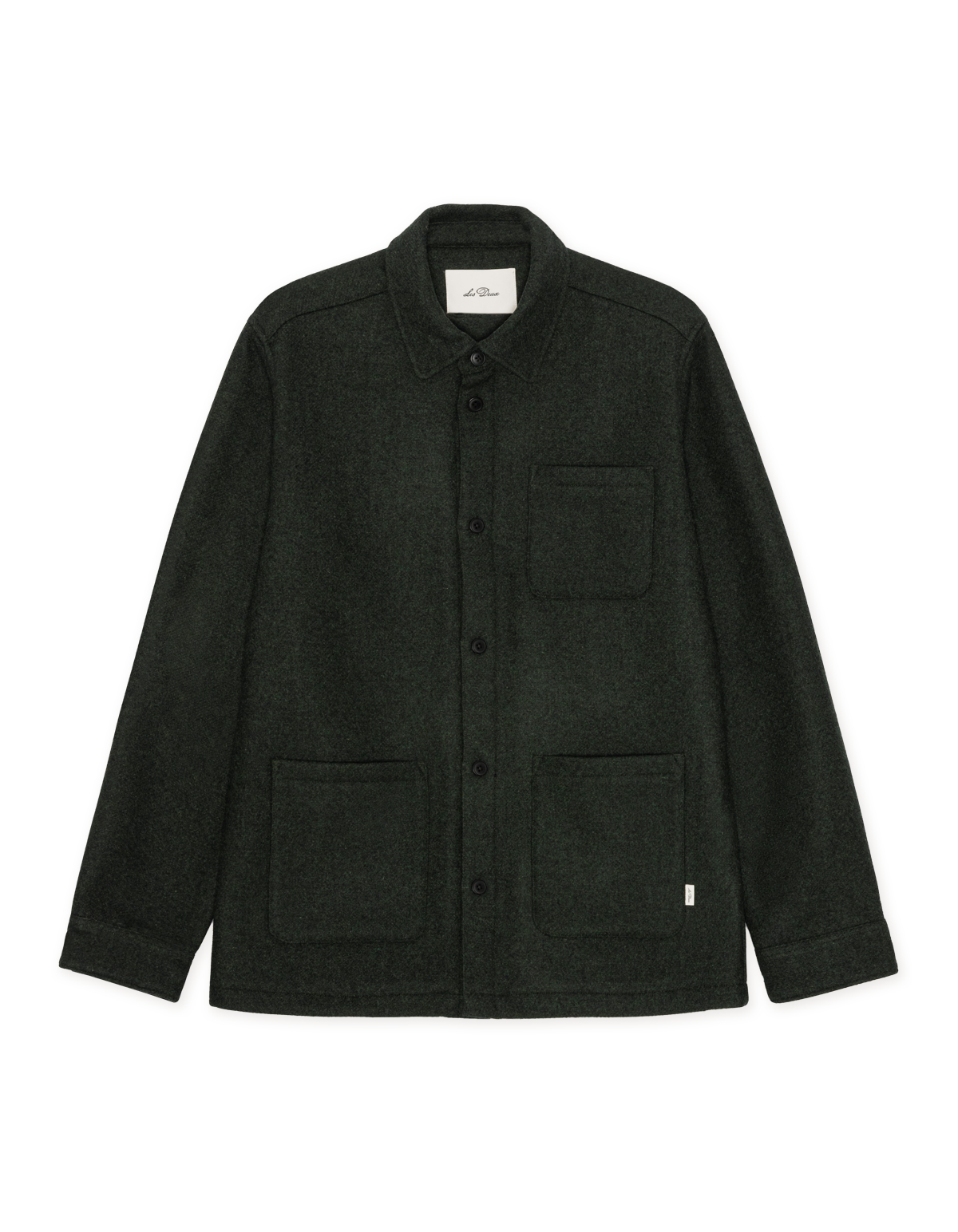 Wool Overshirt - Rosin Green