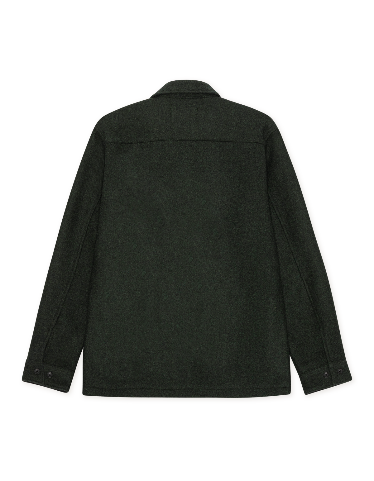Wool Overshirt - Rosin Green