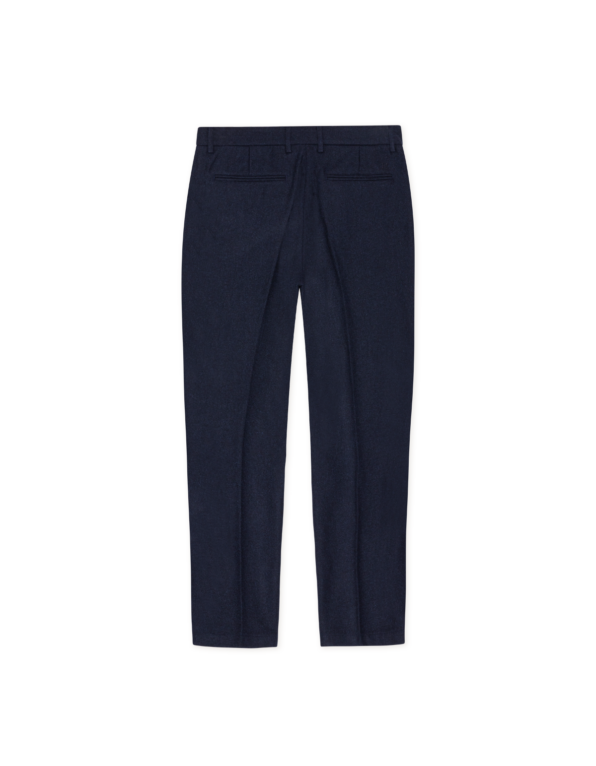 Como Solid Slack Pants - Dark Navy