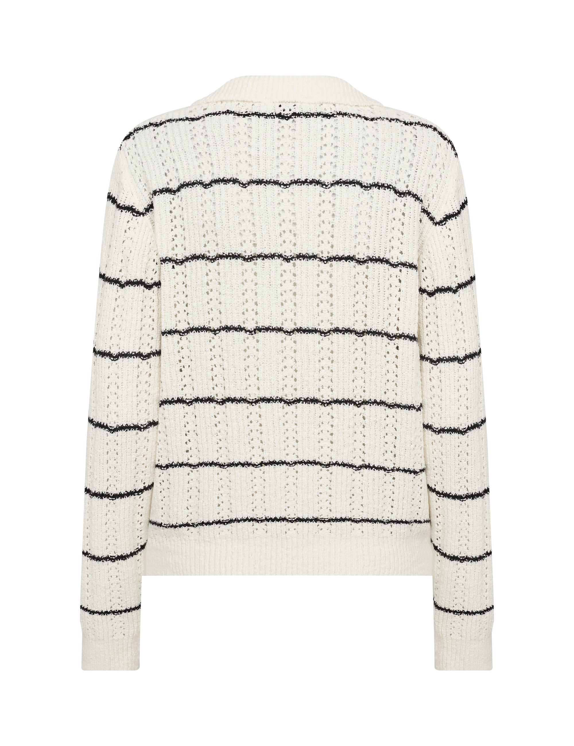 Penelope 3 Jumper - Off White/Black Stripes