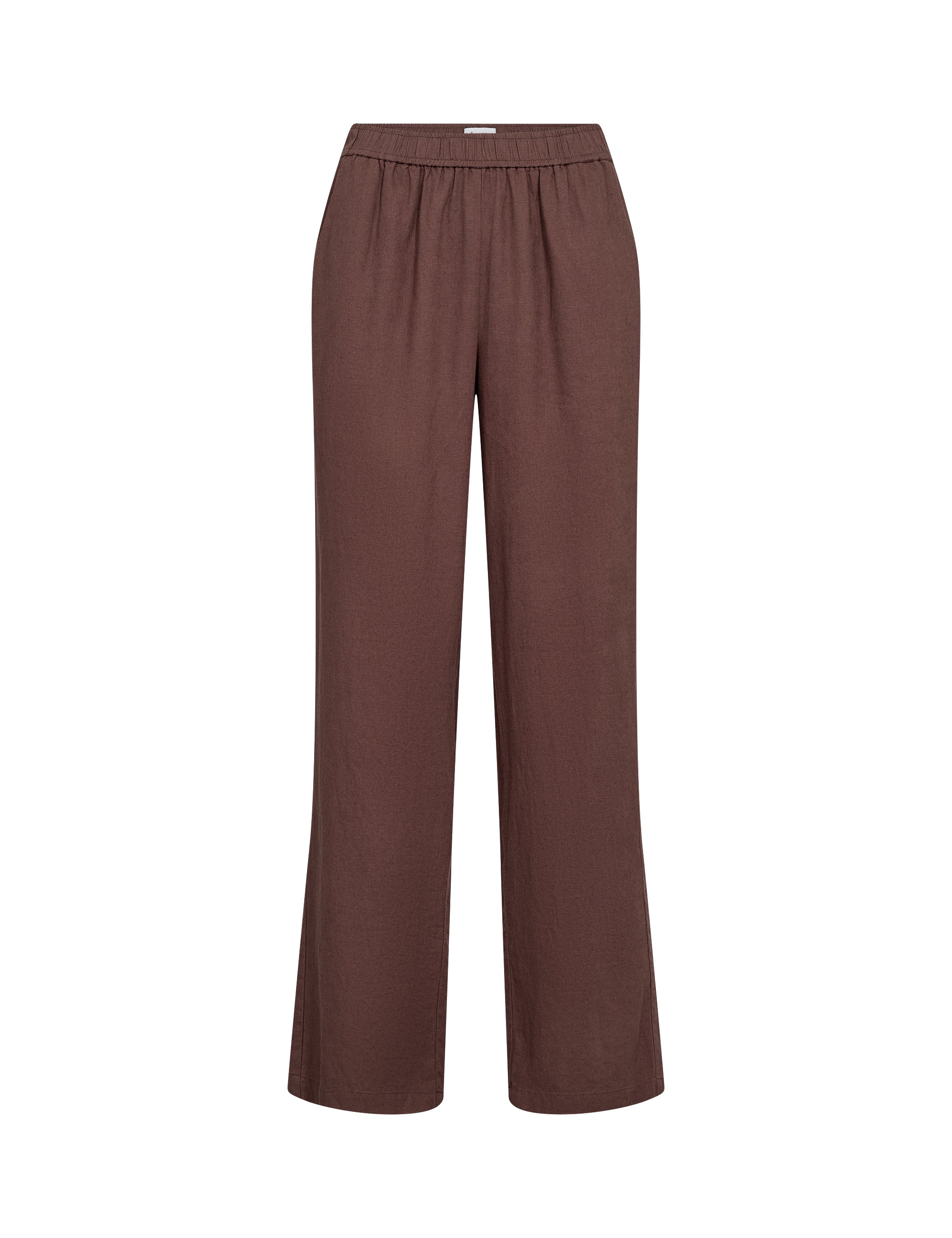 Naja 7 Linen Mix Trousers - Brown
