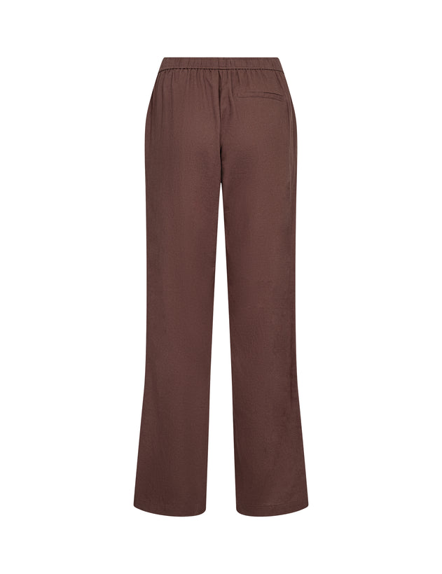 Naja 7 Linen Mix Trousers - Brown