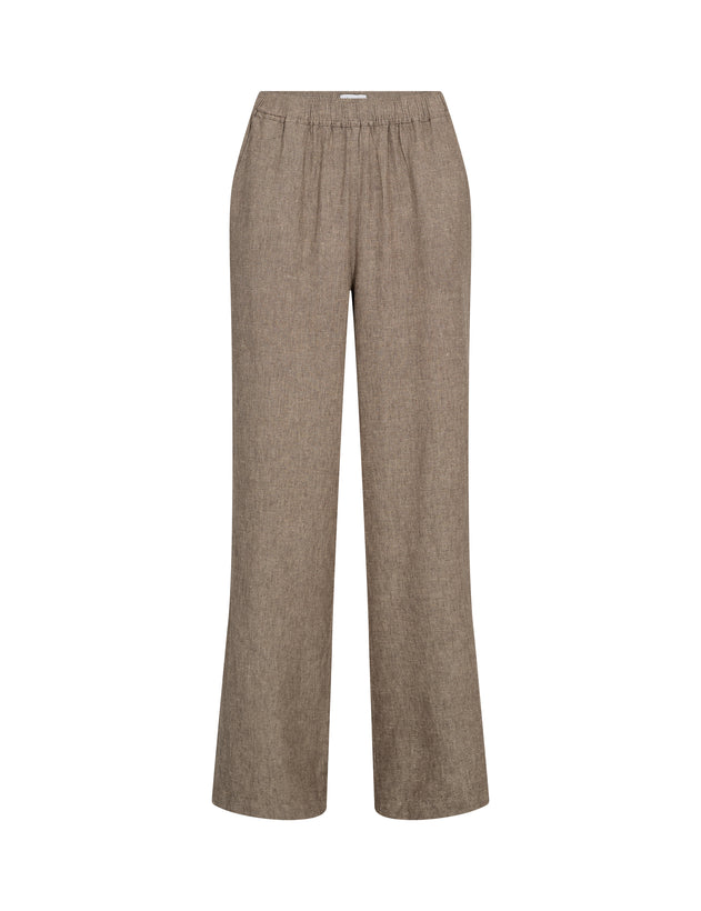 Naja 7 Linen Mix Trousers - Camel