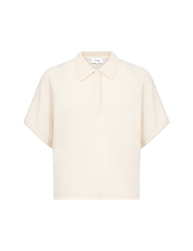 Ismaila 16 Short Sleeved Knit - Cream