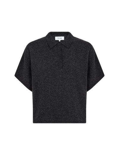 Ismaila 16 Short Sleeved Knit - Dark Grey
