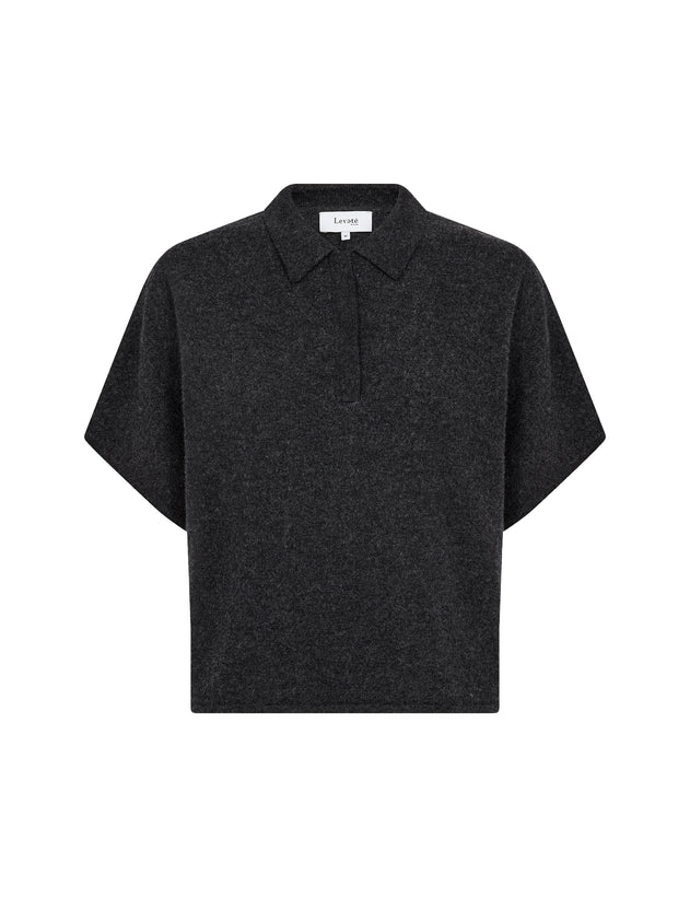 Ismaila 16 Short Sleeved Knit - Dark Grey