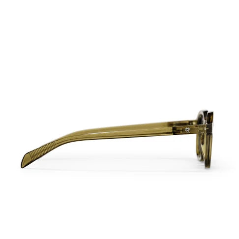 Anki Unisex Sunglasses - Black Lens/ Moss Green Frame