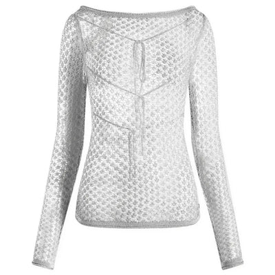 Silver Plated Knit - Chain Mail