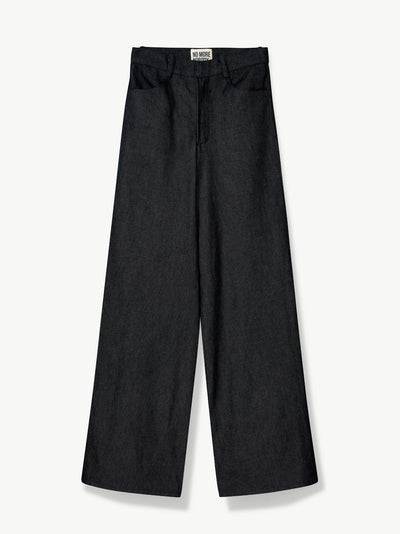 'NO MORE NOBODY' - Katherina Denim Trousers Organic Cotton - Denim