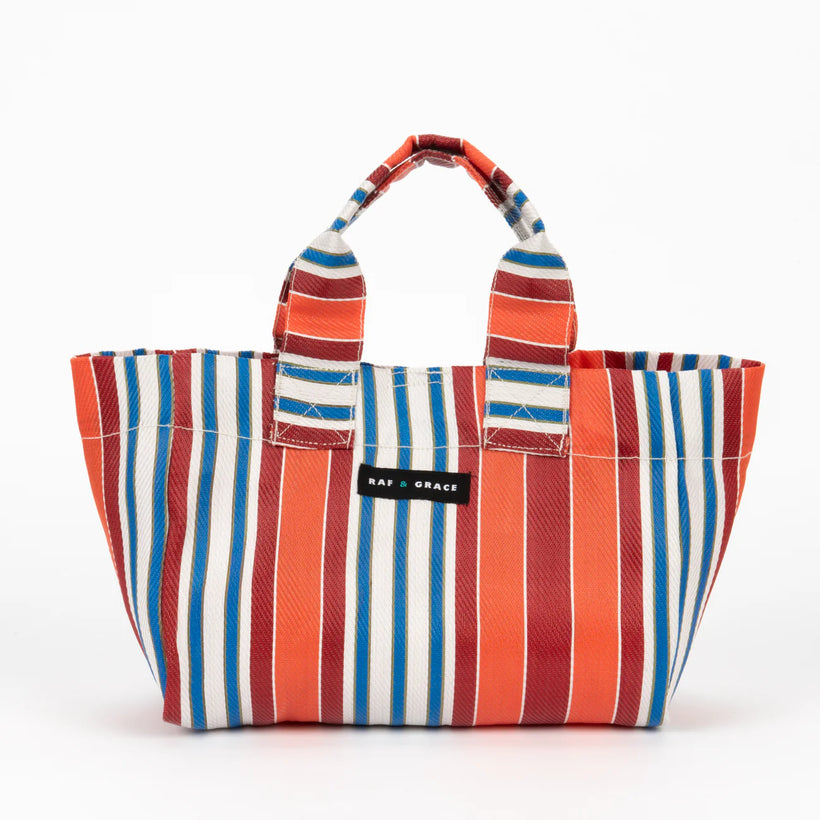 Micro Shopper Bag - Orange/Red Mixed